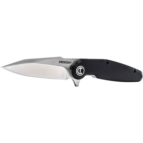 Harpoon Blade Composite Handle Pocket Knife, 3-1/2" Blade, Steel Blade, Plastic Handle Haskins Industrial Inc.