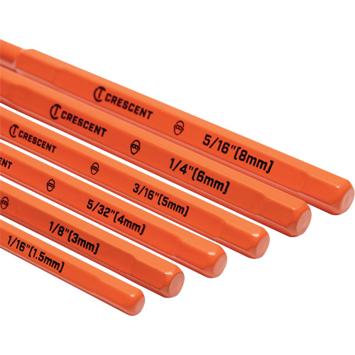 Pin Punch Set, 6 Pieces Haskins Industrial Inc.