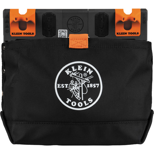Module de poche pour quincaillerie avec crochet en S Bucket Work Centre, Nylon, 1 pochettes, Noir/Orange Haskins Industrial Inc.