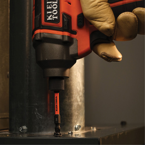 15-in-1 Ratcheting Impact-Rated Multi-Bit Torsion Zone Screwdriver, 9-1/2" L, Cushion Grip Handle Haskins Industrial Inc.