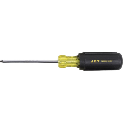 JKSR-2 Tournevis &agrave; pointe carr&eacute;e, Tige de #2, Ronde, 4" lo, Prise en Coussin&eacute;e Haskins Industrial Inc.