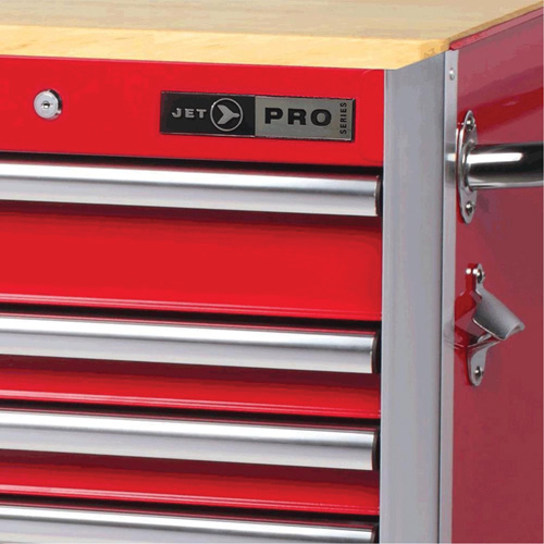 PRC7215 Pro Series Roller Cabinet, 15 Drawers, 72" W x 24" D x Red Haskins Industrial Inc.