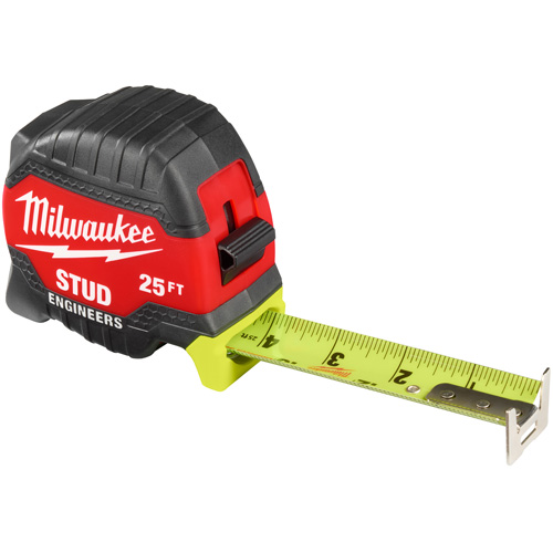 Ruban &agrave; mesurer Stud avec &eacute;chelle pour ing&eacute;nieur, 1-5/16" x 25' Haskins Industrial Inc.