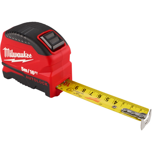 Auto-Lock Tape Measure, 1" x 16' Haskins Industrial Inc.