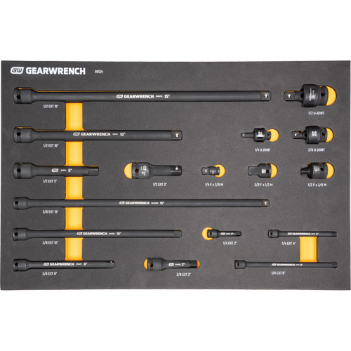 Mechanics Tool Set in Modular Foam Trays with Storage Unit, 247 Pieces Haskins Industrial Inc.