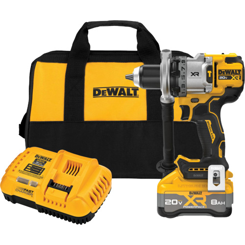 MAX* XR&reg; Brushless Cordless 3-Speed Hammer Drill Kit with XR POWERPACK Battery, 1/2" Chuck, 20 V Haskins Industrial Inc.