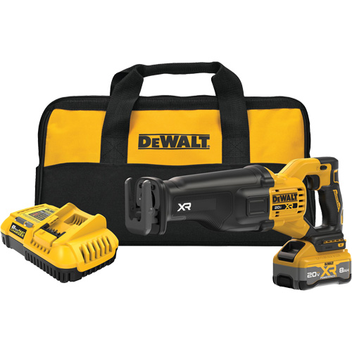 MAX* XR&reg; Brushless Cordless Reciprocating Saw Kit with XR POWERPACK, 20 V, Lithium-Ion Battery, 3000 SPM Haskins Industrial Inc.
