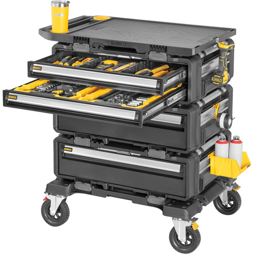 Poste de travail modulaire 5-en-1 TOUGHSYSTEM 2.0 DXL, 34" x 25-4/5" x 39", Noir/Jaune Haskins Industrial Inc.