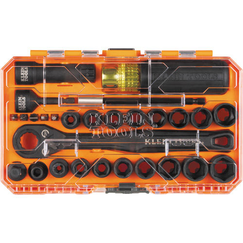 Jeu de douilles &agrave; chocs ouvertes essentielles KNECT, 28 Mcx, Chocs, Prise de 3/8" Haskins Industrial Inc.
