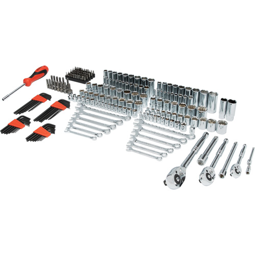 1/4", 3/8" & 1/2" Mechanics Hand Tool Set with 3-Drawer Storage Case Haskins Industrial Inc.