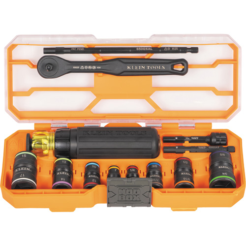 Flip-16 KNECT Ratcheting Impact Flip Socket Screwdriver Set, 13 Pcs Haskins Industrial Inc.