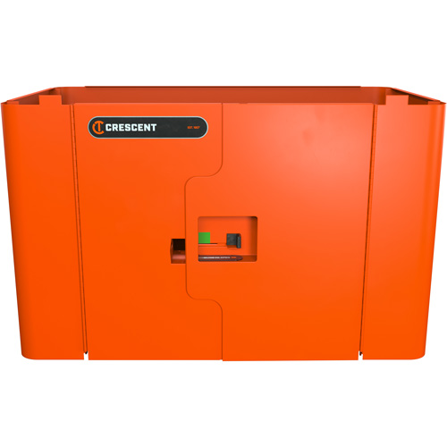 RAILWORKS Double Door Steel Security Panel Lockable Storage Haskins Industrial Inc.