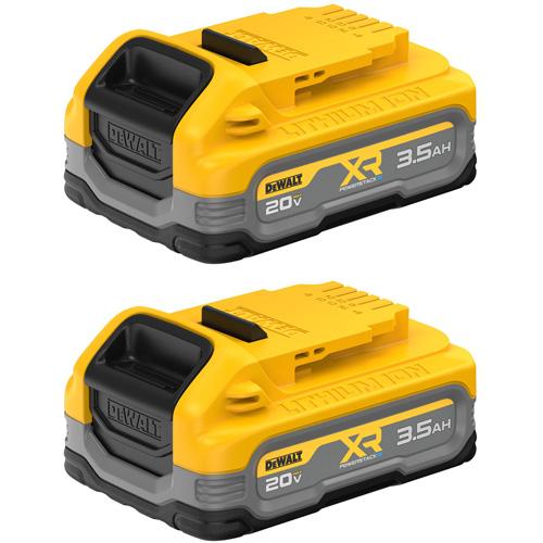Ensemble de deux bloc-piles POWERSTACK XR , Lithium-ion, 20 V, 3.5 Ah Haskins Industrial Inc.
