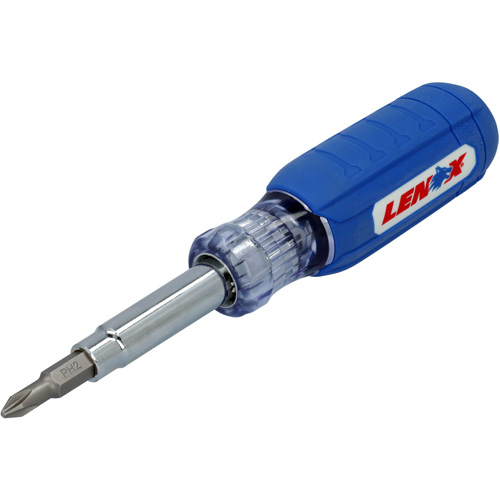 9-in-1 Multi-Bit Screwdriver, Textured Handle Haskins Industrial Inc.