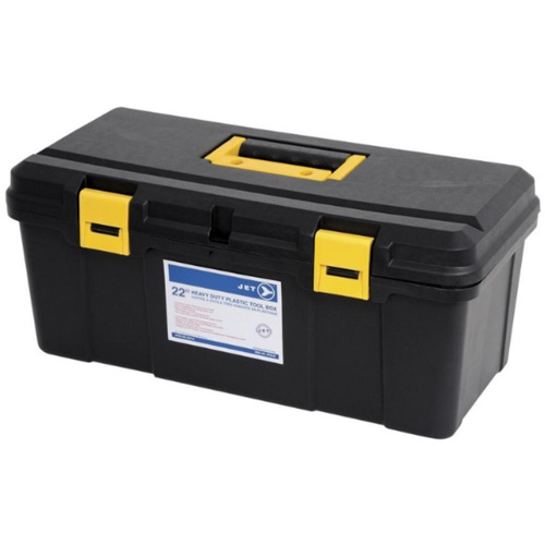 Coffre &agrave; outils portatif en plastique JPTB-22, 22" la x 10-1/4" p x 9-1/2" h, Noir Haskins Industrial Inc.