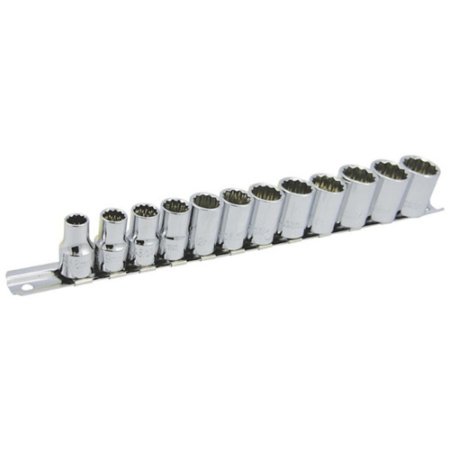 Jeu de douilles m&eacute;triques &agrave; 12 pans SS3812M-12 , 12 Mcx, Prise de 3/8" Haskins Industrial Inc.