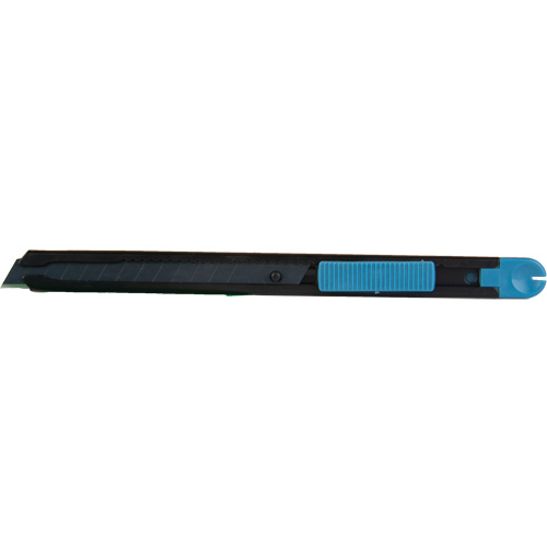 9mm Standard-Duty Knife, Stainless Steel, Plastic Handle Haskins Industrial Inc.