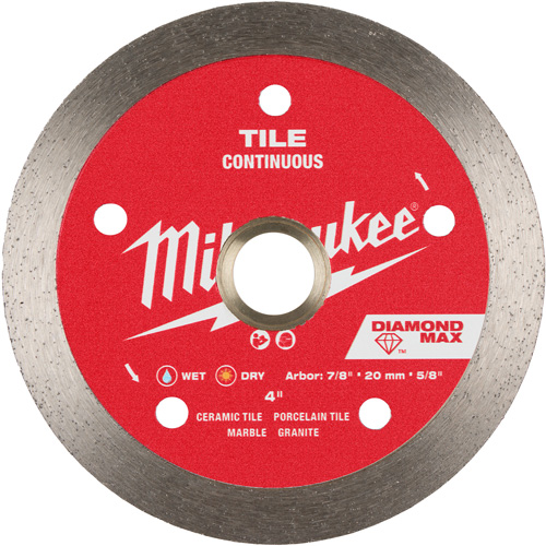 Lame diamant&eacute;e continue pour tuile DIAMOND MAX Haskins Industrial Inc.