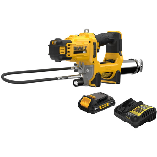 MAX* Cordless Variable 2-Speed Grease Gun Kit, Lithium-Ion, 20 V Haskins Industrial Inc.