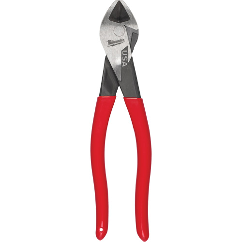 Angled Head Diagonal Dipped Grip Cutting Pliers, 8" L Haskins Industrial Inc.