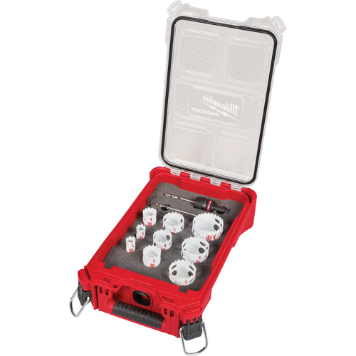 QUIK LOK HOLE DOZER Bi-Metal Kit with PACKOUT Compact Organizer, 12 Pieces Haskins Industrial Inc.