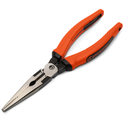 Z2 Long Nose Plier with Dual Material Grip Rawhide Handle, 8" L Haskins Industrial Inc.