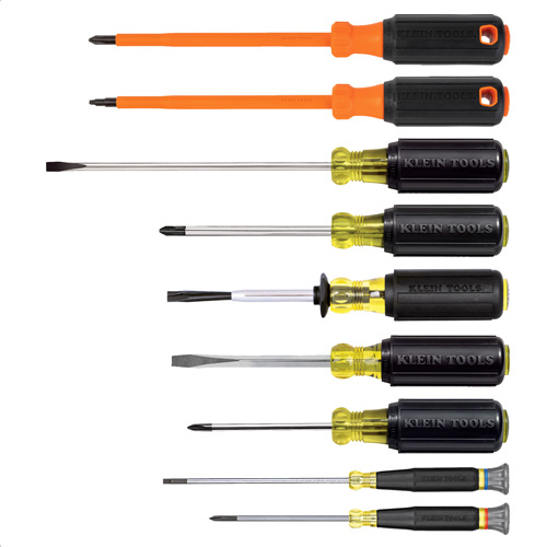 Electrician Screwdriver Set, 9 Pcs. Haskins Industrial Inc.