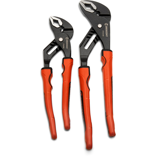 Grip Zone V-Jaw Tongue & Groove Plier Set with Dual Material Rawhide Handle, 2 Pieces Haskins Industrial Inc.