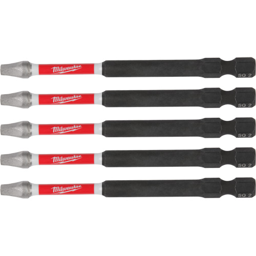 Embouts de tr&eacute;pan &agrave; chocs SHOCKWAVE, Carr&eacute;e, Embout 2, Longueur 3-1/2" Haskins Industrial Inc.