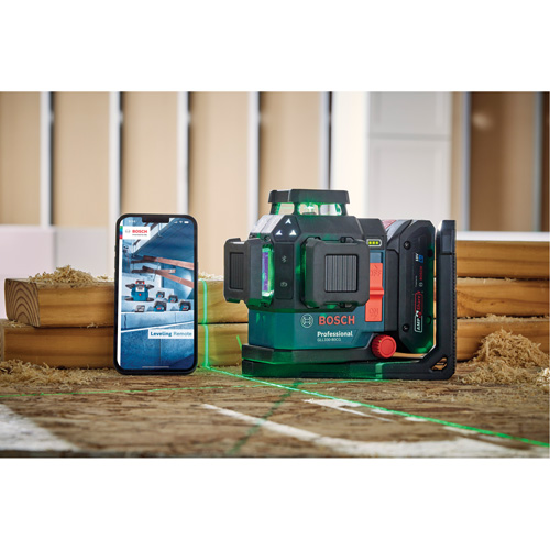 360 Connected Green-Beam Three-Plane Leveling and Alignment Laser Haskins Industrial Inc.