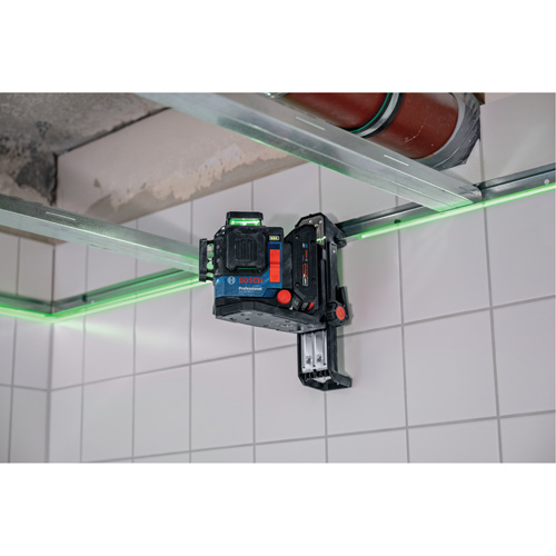 360 Connected Green-Beam Three-Plane Leveling and Alignment Laser Haskins Industrial Inc.