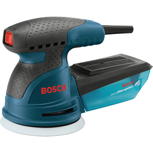 Palm Random Orbit Sander/Polisher, 5" Sand Paper, 2.5 A, 120 V Haskins Industrial Inc.