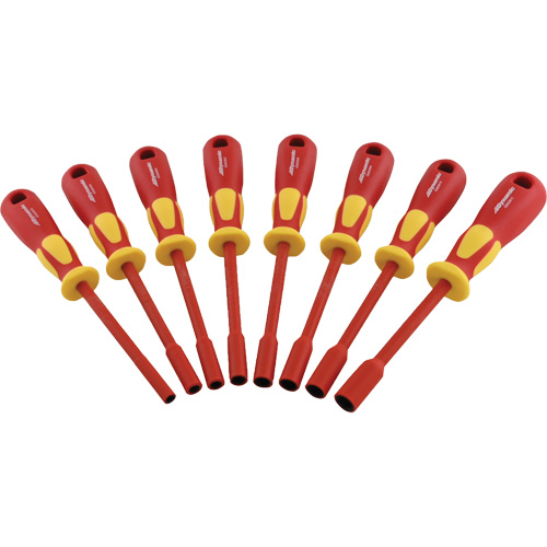 Metric Insulated Nut Driver Set, 1000 V, 8 Pcs Haskins Industrial Inc.