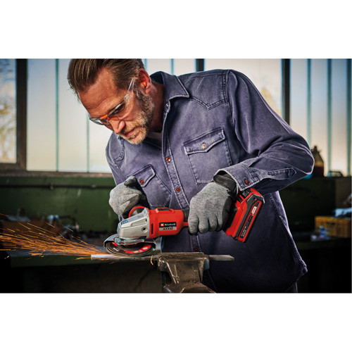 Rectifieuse dangle professionnelle sans fil (outil seulement), Roue de 4-1/2", 18 V Haskins Industrial Inc.