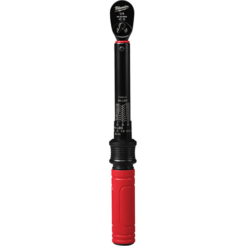 Torque Wrench, Click, 1/4" Square Drive, 4.5 - 22.6 N.m/40 - 200 in-lbs Haskins Industrial Inc.