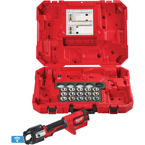 Sertisseuse M18 FORCE LOGIC 600 MCM avec matrices #8 - 600 MCM Cu Haskins Industrial Inc.