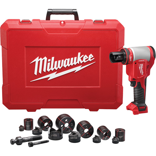 M18 FORCE LOGIC 10 Ton Knockout Tool 1/2" to 2" Haskins Industrial Inc.