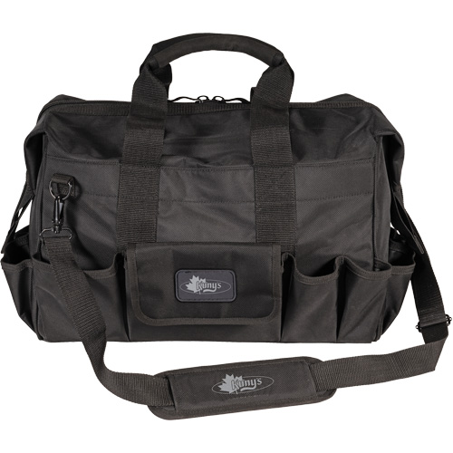 Phantom Collection 18" Contractor's Tool Bag, Ballistic Polyester, 25 Pockets, Black Haskins Industrial Inc.