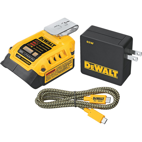 Trousse de recharge USB MAX*/FLEXVOLT 5 A, 20 V, Lithium-ion Haskins Industrial Inc.