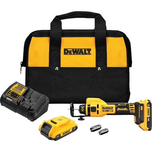 Ensemble d'outil de d&eacute;coupage sans balai pour cloison s&egrave;che MAX* XR (2.0Ah) Haskins Industrial Inc.
