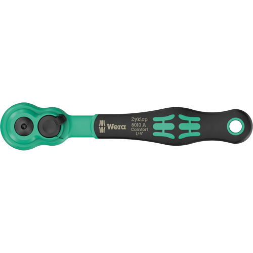 Cl&eacute; &agrave; cliquet Zyklop Comfort avec levier dinversion, Prise de 1/4", Poign&eacute;e Ergonomique Haskins Industrial Inc.