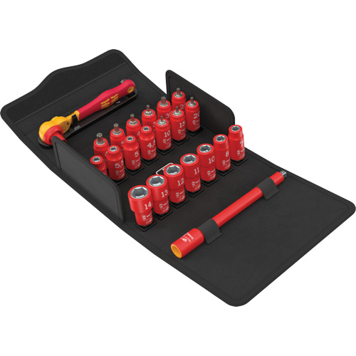 Jeu de cl&eacute; &agrave; cliquet SA VDE 1 Zyklop isolant avec levier dinversion Haskins Industrial Inc.
