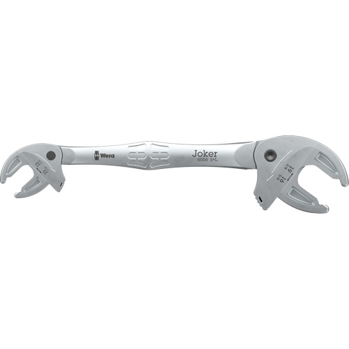 Joker S/L Self-Setting Double Open-End Spanner, 7/16" x 3/4", Plain Haskins Industrial Inc.