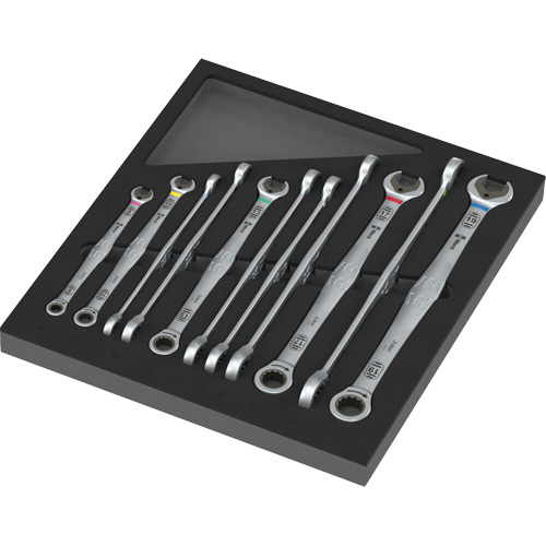 Insert en mousse 9735 pour jeu 6007 Joker 1, Combinaison &agrave; cliquet, 12 morcea Haskins Industrial Inc.
