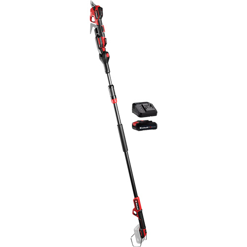 2-in-1 Professional Cordless Telescopic Pole Pruning Shear with 2.5Ah Battery & Charger Starter Kit Haskins Industrial Inc.