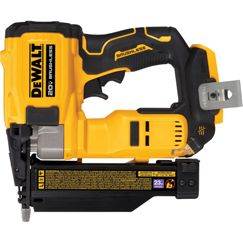 Cloueuse sans fil et sans balai ATOMIC COMPACT SERIES &agrave; goupille de cal 23 (outil seulement), 20 V, Lithium-ion Haskins Industrial Inc.