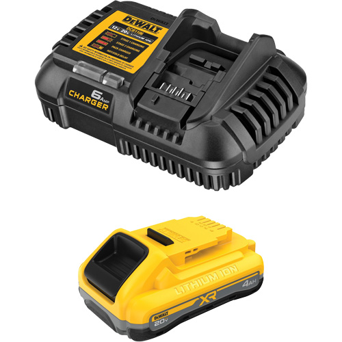 Ensemble de bloc-pile et chargeur XR POWERPACK, Lithium-ion, 20 V, 4 Ah Haskins Industrial Inc.
