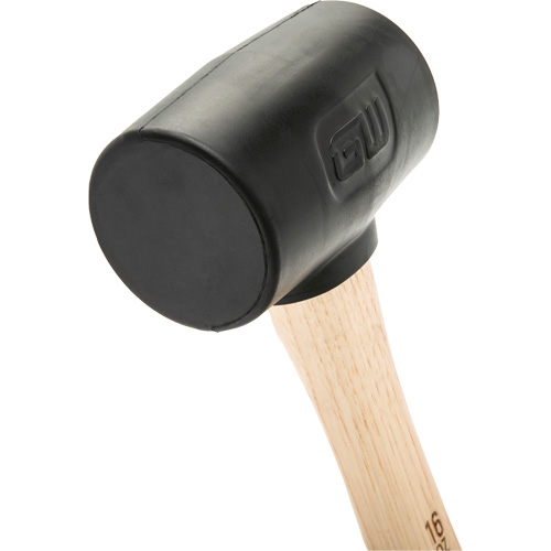 Maillet en caoutchouc, 16 oz, Prise en Bois, 13" lo Haskins Industrial Inc.