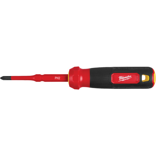 Tournevis &agrave; embouts interchangeables &agrave; tige articul&eacute;e isol&eacute; 1000 V, 2-en-1, 8-4/5" lo, Prise Coussin&eacute;e Haskins Industrial Inc.