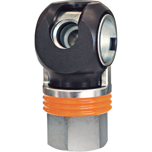Raccord industriel rapide TOPQUIK SC, Acier nickel&eacute;, 1/2", NPT femelle, 359 PSI Haskins Industrial Inc.